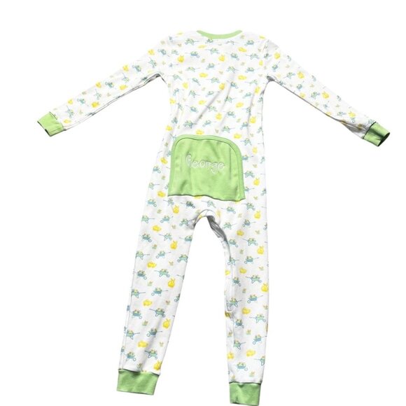 Smockingbird Personalized Embroidered Easter Pajamas George Size 4T - Picture 1 of 5